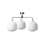 Holborn 3 Chandelier H435 Steel/Opal Glass Holborn 3 Chandelier H435 Steel/Opal Glass