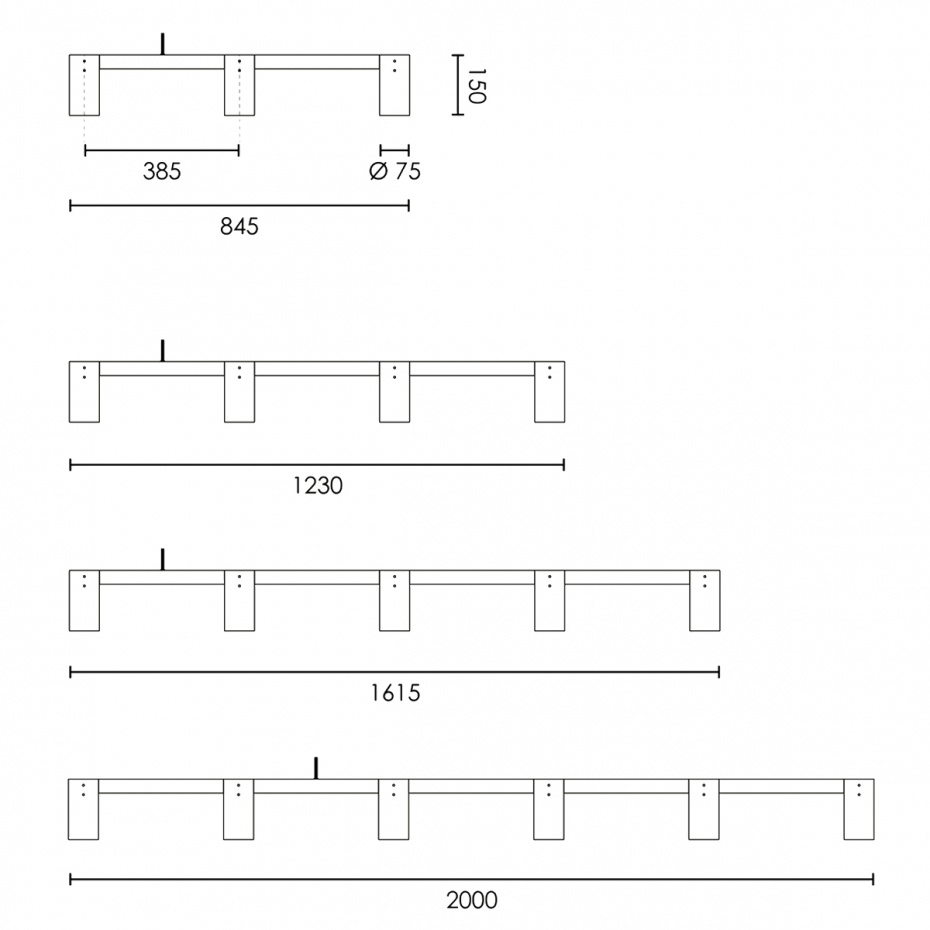 Long Kennedy 6 Pendel Steel