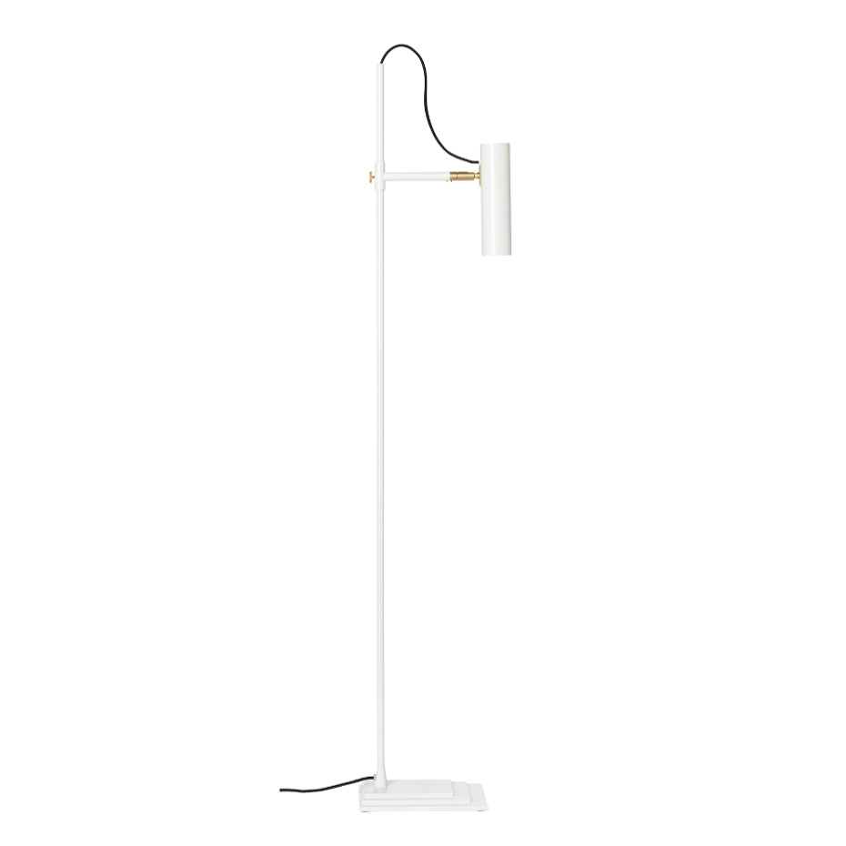 Nomad Golvlampa White/Brass Details