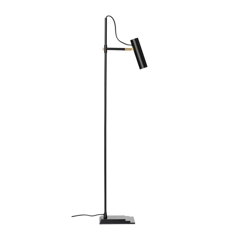 Nomad Golvlampa Black/Brass Details