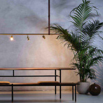 Long John 5 Pendel Black/Brass/Brown Leather Long John 5 Pendel Black/Brass/Brown Leather