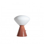 Ottilia Bordslampa Beige Red/Opal Glass Ottilia Bordslampa Beige Red/Opal Glass