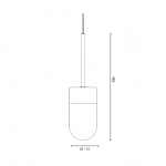 Vox Pendel Brass/Opal Glass Vox Pendel Brass/Opal Glass