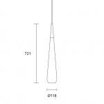 Opus 1 Pendel Brass/Opal Glass Opus 1 Pendel Brass/Opal Glass