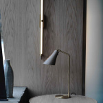 Miller Bordslampa Slate Grey/Brass Miller Bordslampa Slate Grey/Brass