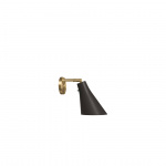 Miller Vägglampa Direct Black/Brass Miller Vägglampa Direct Black/Brass