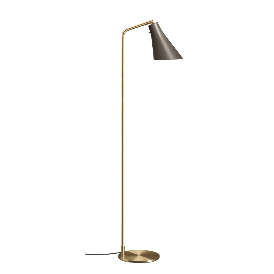 Miller Golvlampa Umbra Grey/Brass