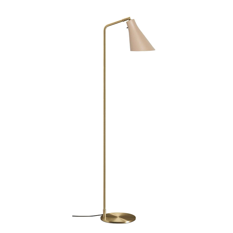 Miller Golvlampa Light Sand/Brass