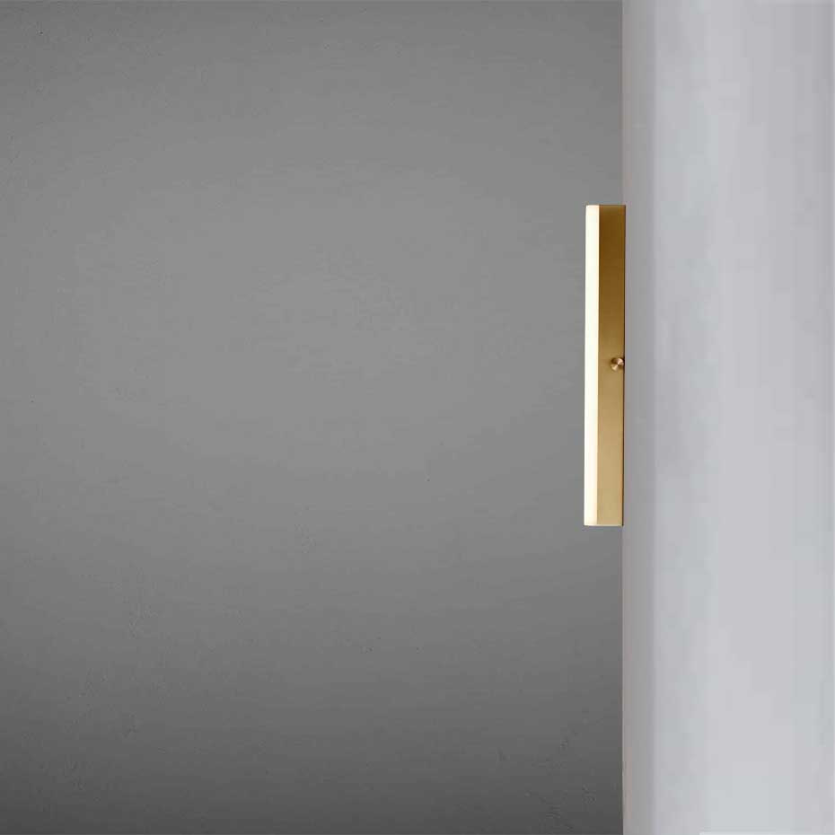 Angel 500 Vägglampa Direct With Dimmer Brass