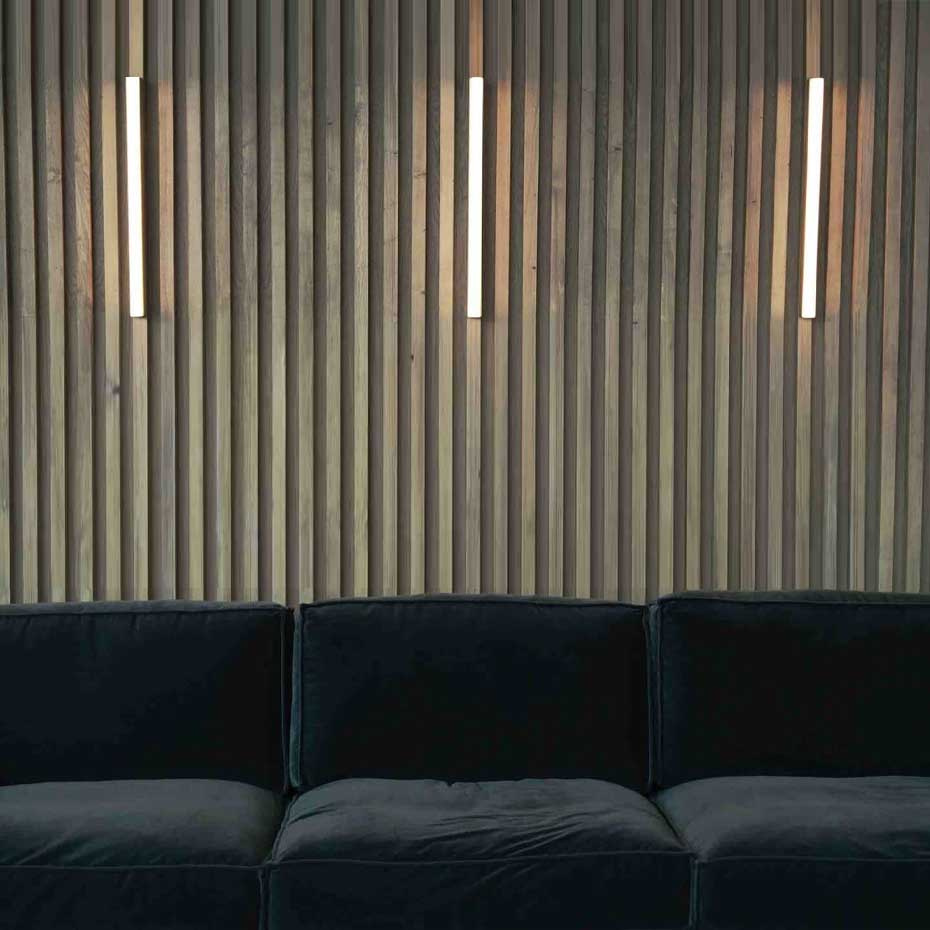 Angel 500 Vägglampa Direct With Dimmer Steel