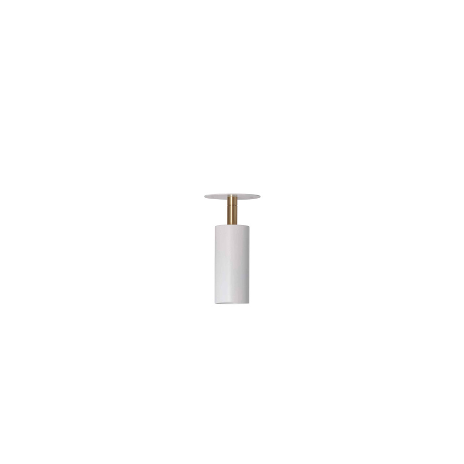 Joey Spot Tak/Vägg Plate Small H165 White/Brass