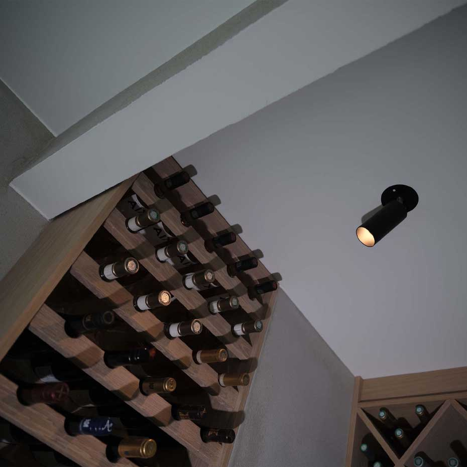 Joey Spot Tak/Vägg Plate Small H165 White/Brass