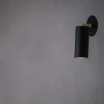 Joey Spot Tak/Vägg Plate Small H165 Black/Brass Joey Spot Tak/Vägg Plate Small H165 Black/Brass