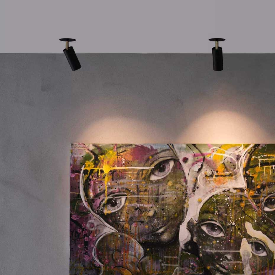 Joey Spot Tak/Vägg Plate Small H165 Bronze