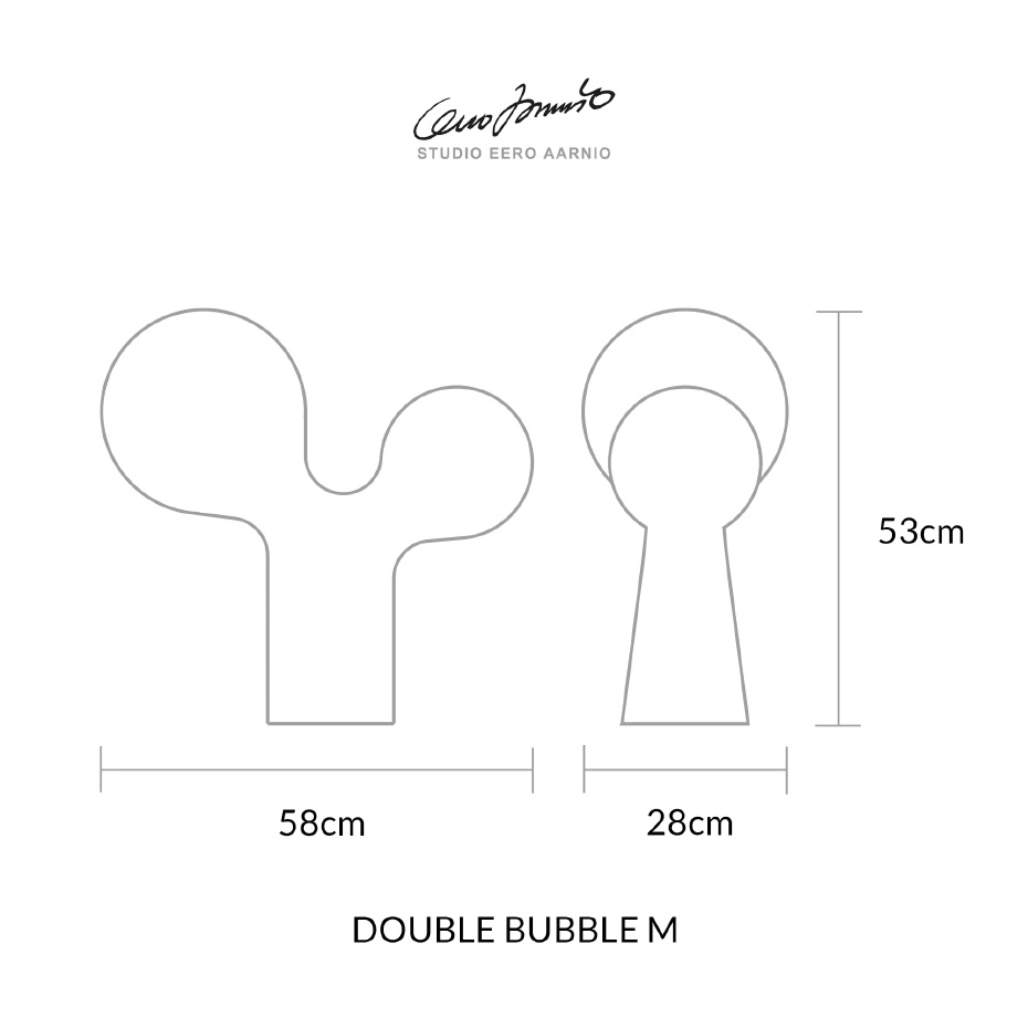 Double Bubble Bordslampa Medium