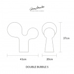 Double Bubble Bordslampa Small