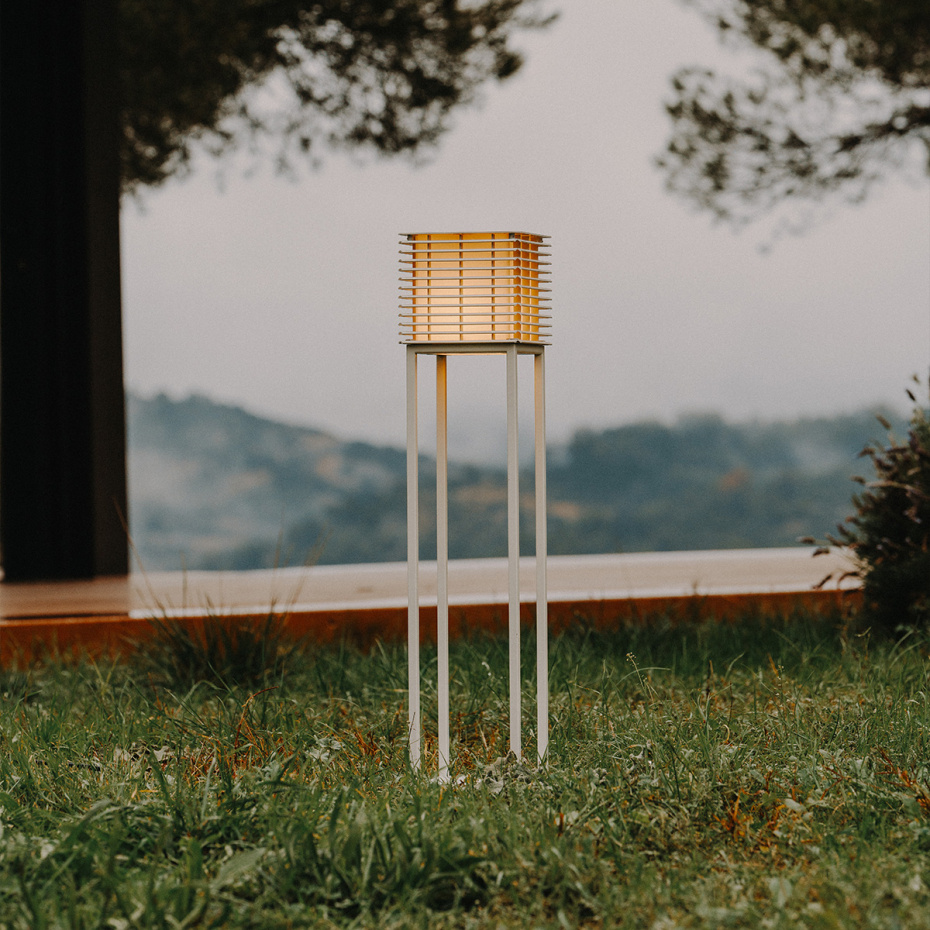 Shiro 17 Alta Outdoor Golvlampa Matt White Grey