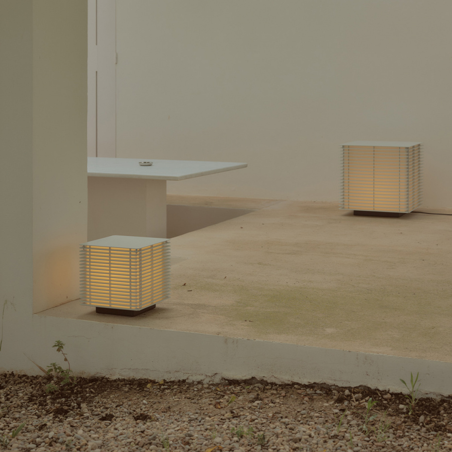 Shiro 17 Outdoor Matt White Grey