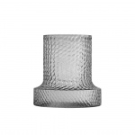 Kolonn Vas Stor Grå Skrufs Glasbruk Kolonn Vas Stor Grå