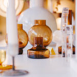 Kolonn Blank Vas Liten Bärnsten Kolonn Blank Vas Liten Bärnsten