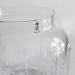 Malva Vas Klarglas Skrufs Glasbruk - Malva Vas Klarglas