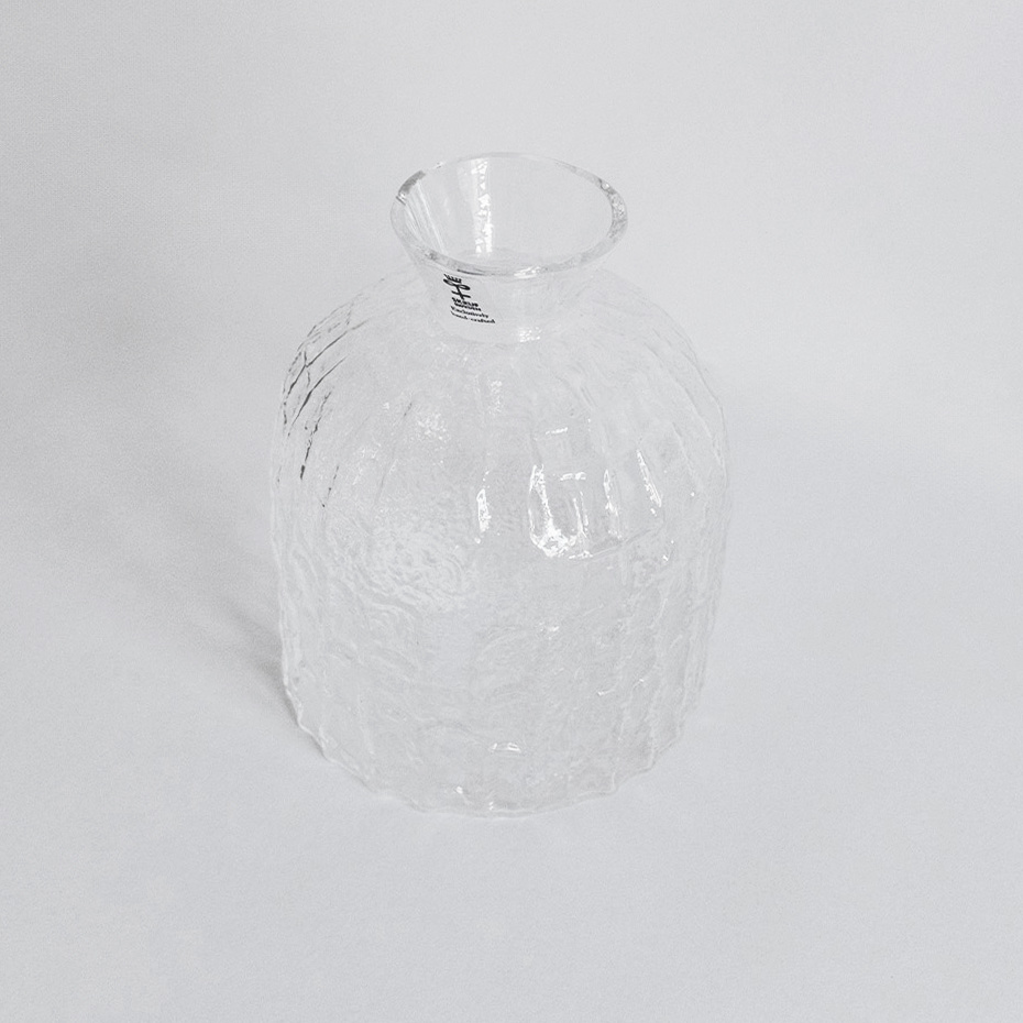 Skrufs Glasbruk - Dahlia Vas Klarglas