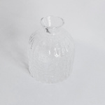 Dahlia Vas Klarglas Skrufs Glasbruk - Dahlia Vas Klarglas