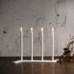 Advent RE Ljusstake 4 LED Vit Advent RE Ljusstake 4 LED Vit