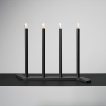 Advent RE Ljusstake 4 LED Grå Advent RE Ljusstake 4 LED Grå