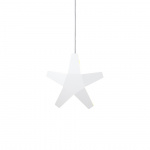 Advent Stjärna 40cm Vit/Ljusgrå Sladd SMD Design Advent Stjärna 40cm Vit/Ljusgrå Sladd