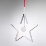 Spica Stjärna 40cm Vit/Röd Sladd Spica Stjärna 40cm Vit/Röd Sladd