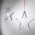 Spica Stjärna 40cm Vit/Röd Sladd Spica Stjärna 40cm Vit/Röd Sladd