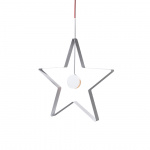 Spica Stjärna 60cm Vit/Röd Sladd SMD Design Spica Stjärna 60cm Vit/Röd Sladd