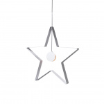 Spica Stjärna 60cm Vit/Ljusgrå Sladd SMD Design Spica Stjärna 60cm Vit/Ljusgrå Sladd