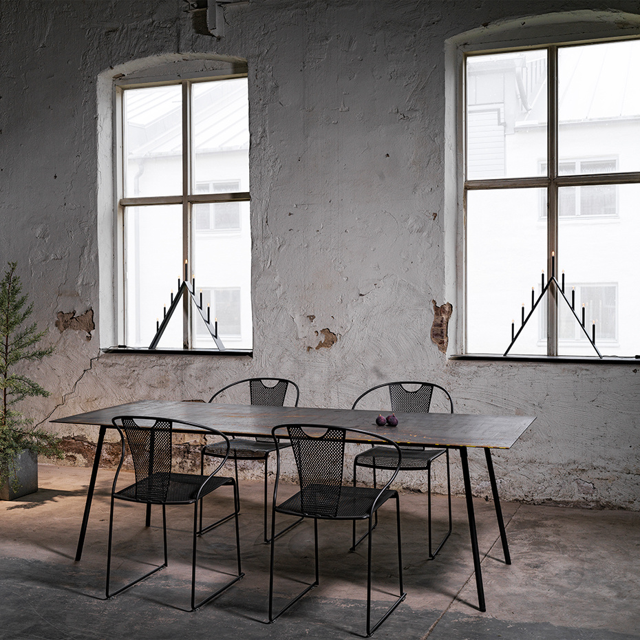 Spica Ljusstake 7 LED Röd