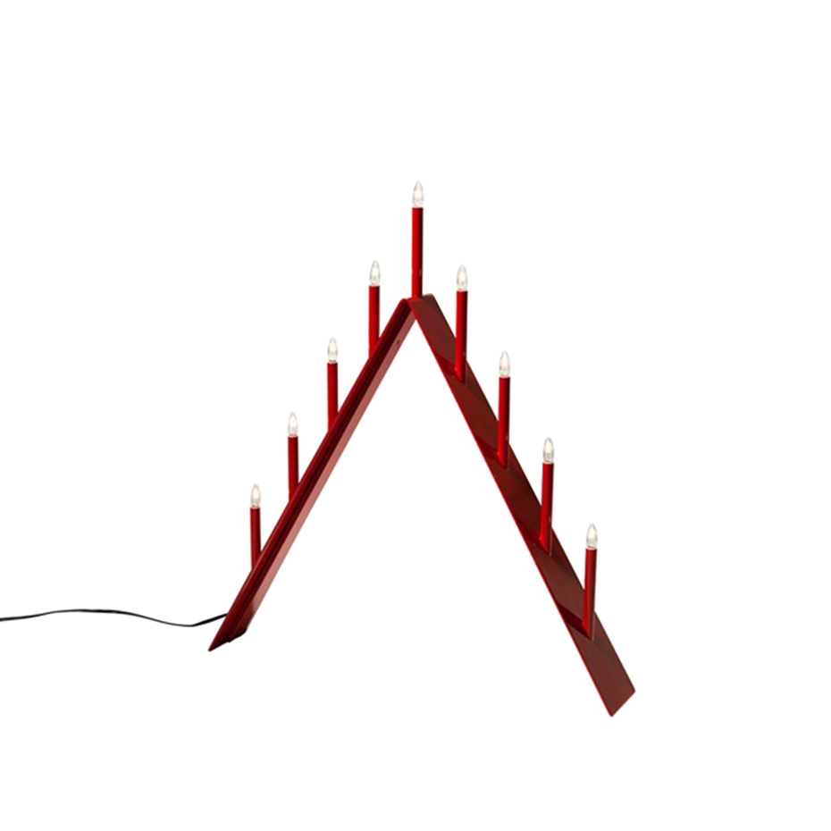 SMD Design Spica Ljusstake 9 LED Röd