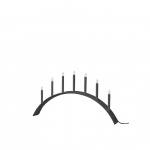 Spica Bow Ljusstake 7 LED Grå SMD Design Spica Bow Ljusstake 7 LED Grå