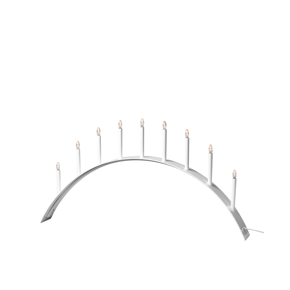 SMD Design Spica Bow Ljusstake 9 LED Vit