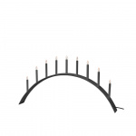 Spica Bow Ljusstake 9 LED Grå SMD Design Spica Bow Ljusstake 9 LED Grå