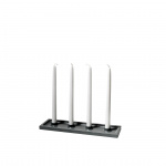 Crater 4 Ljushållare Grå SMD Design Crater 4 Ljushållare Grå