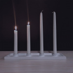 Crater 4 Ljushållare Grå Crater 4 Ljushållare Grå