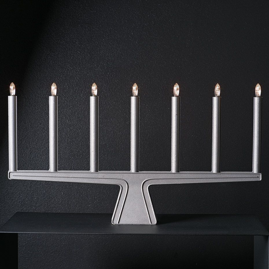 Stella Ljusstake 7 LED Aluminium