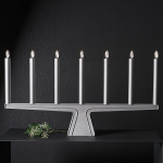 Stella Ljusstake 7 LED Aluminium Stella Ljusstake 7 LED Aluminium