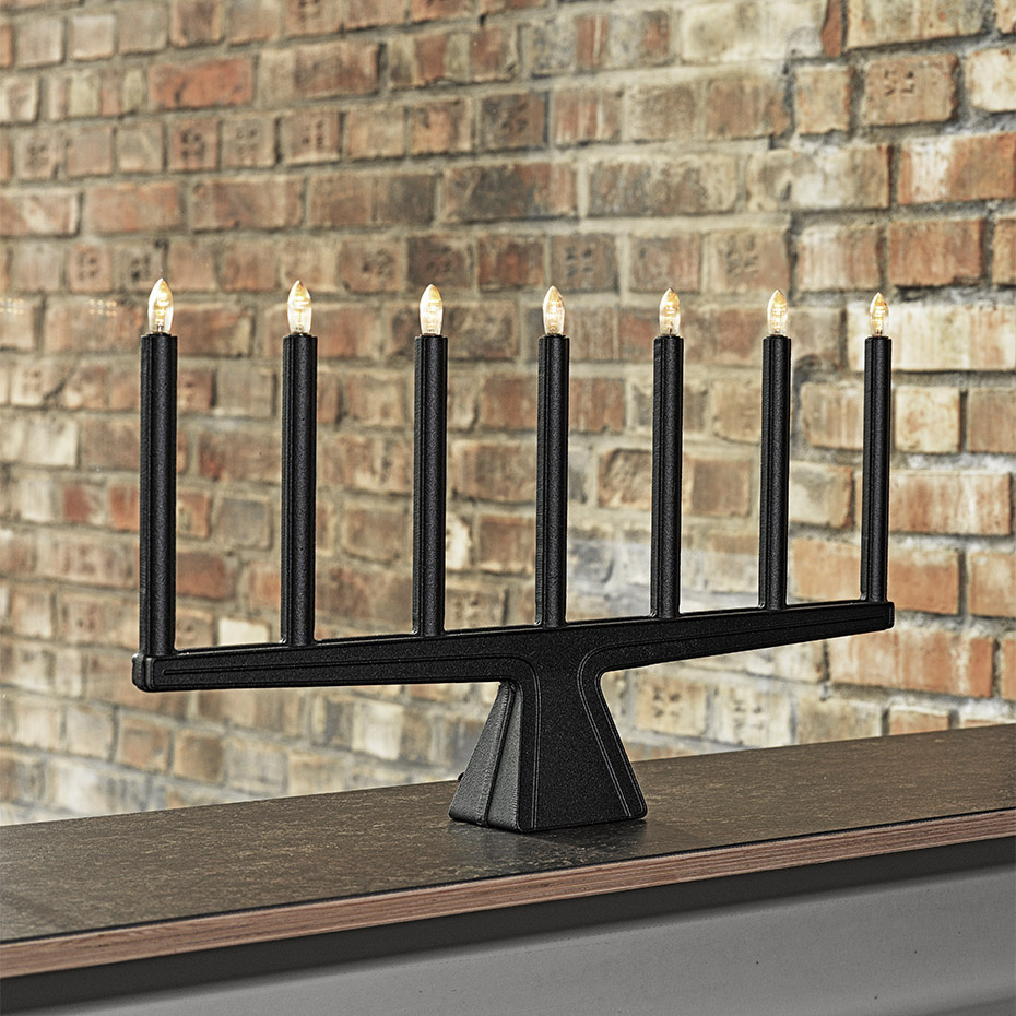 Stella Ljusstake 7 LED Svart