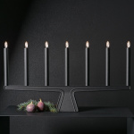 Stella Ljusstake 7 LED Svart Stella Ljusstake 7 LED Svart