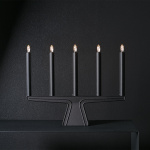 Stella Ljusstake 5 LED Svart Stella Ljusstake 5 LED Svart