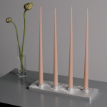 Snowscape 4 Ljushållare Aluminium Snowscape 4 Ljushållare Aluminium