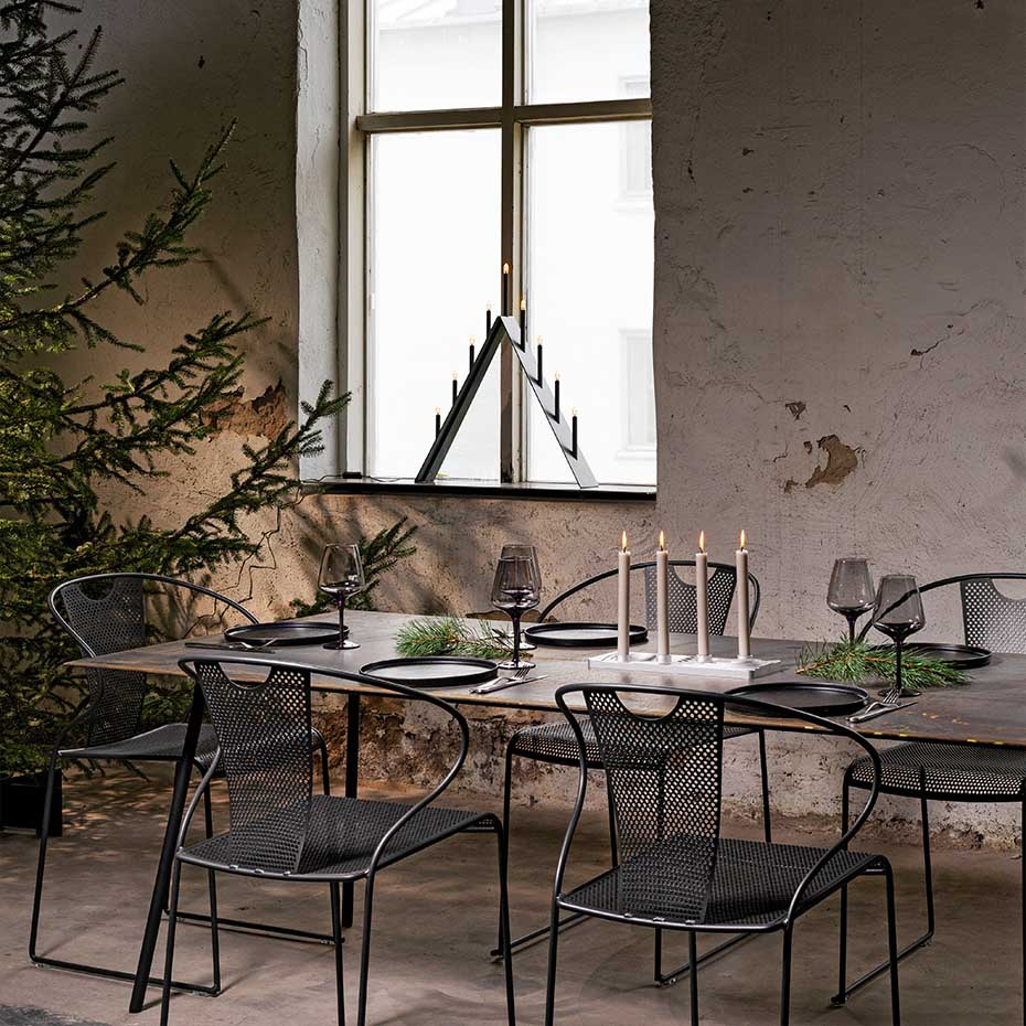 Snowscape 4 Ljushållare Aluminium