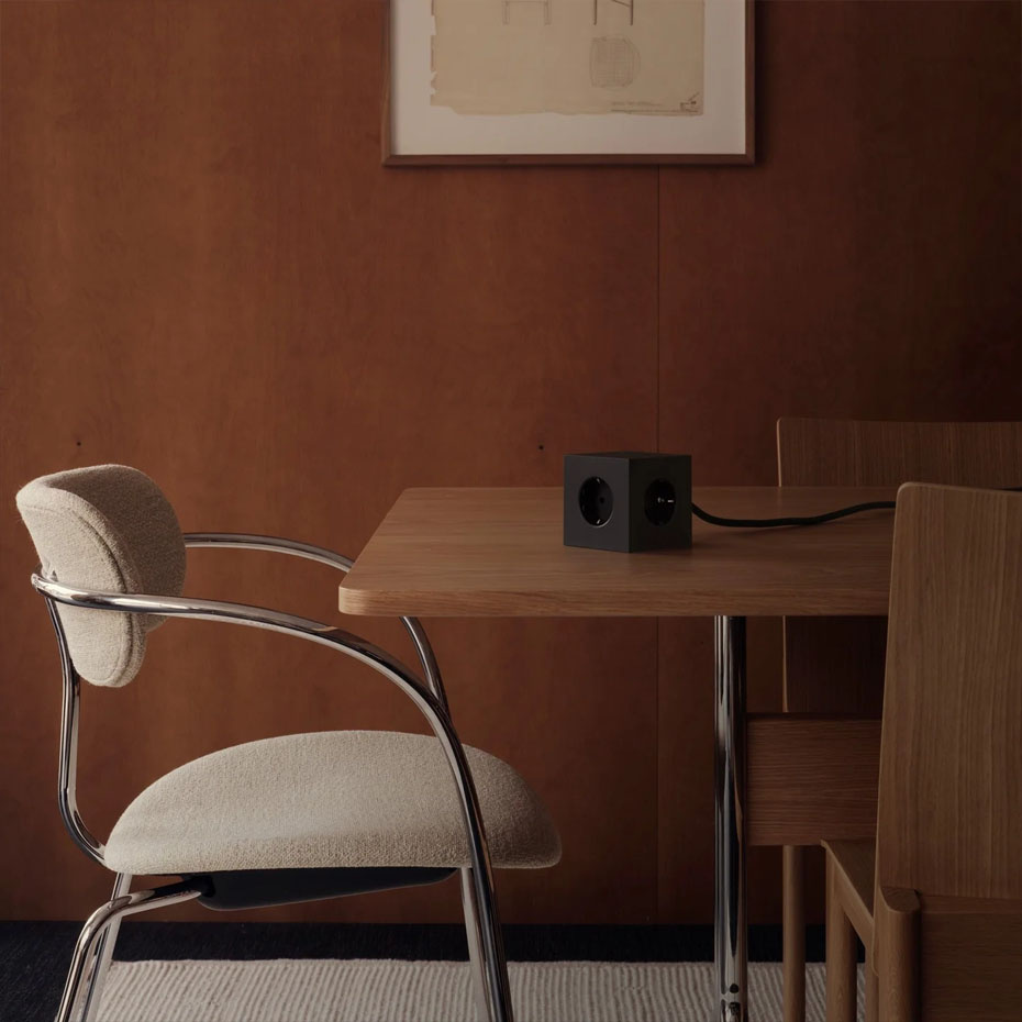 Square 1 Grenuttag Dual USB-C 30W & Magnet 1,8m Stockholm Black