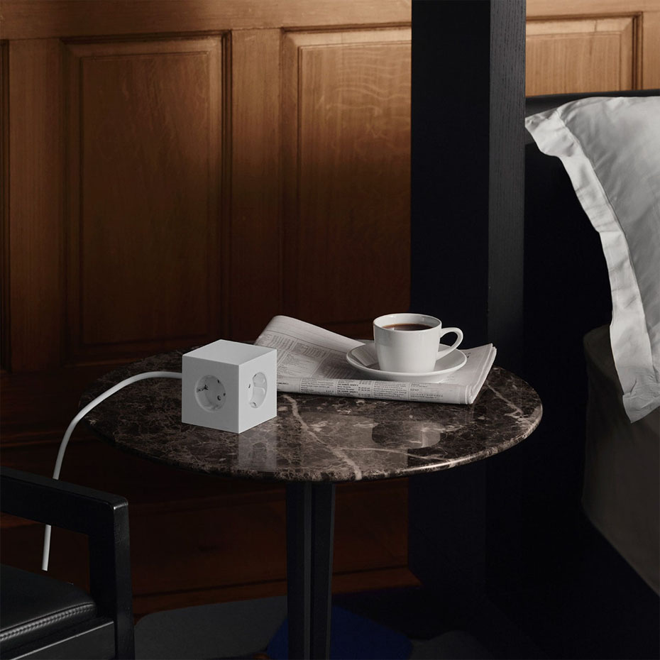 Square 1 Grenuttag Dual USB-C 30W & Magnet 1,8m Martinelli Luce Edition Opal White